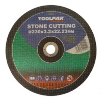 Stone Cutting Disc 230mm x 3.2mm x 22.23mm ( Pack of 25 ) Toolpak 